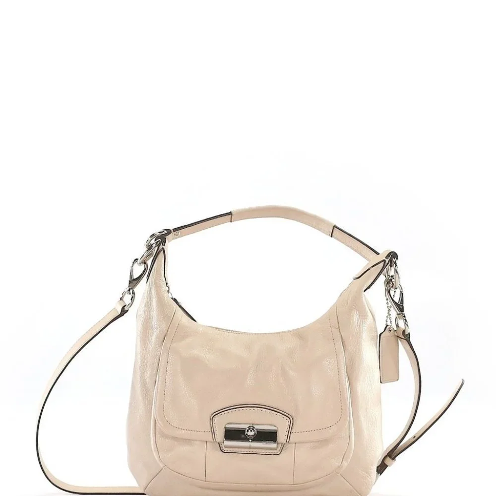 Coach One Size Leather Satchel Shoulder Bag Purse